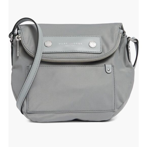 Marc Jacobs Handbags - NEW Marc Jacobs Rock Grey Preppy Nylon Mini Messenger Bag Crossbody